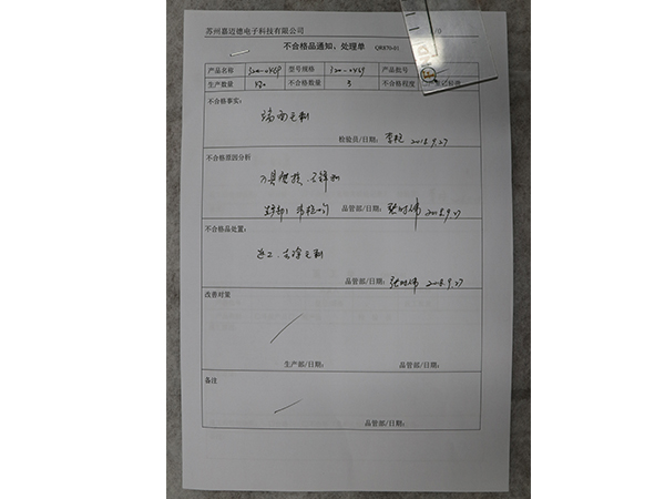 质量检测
